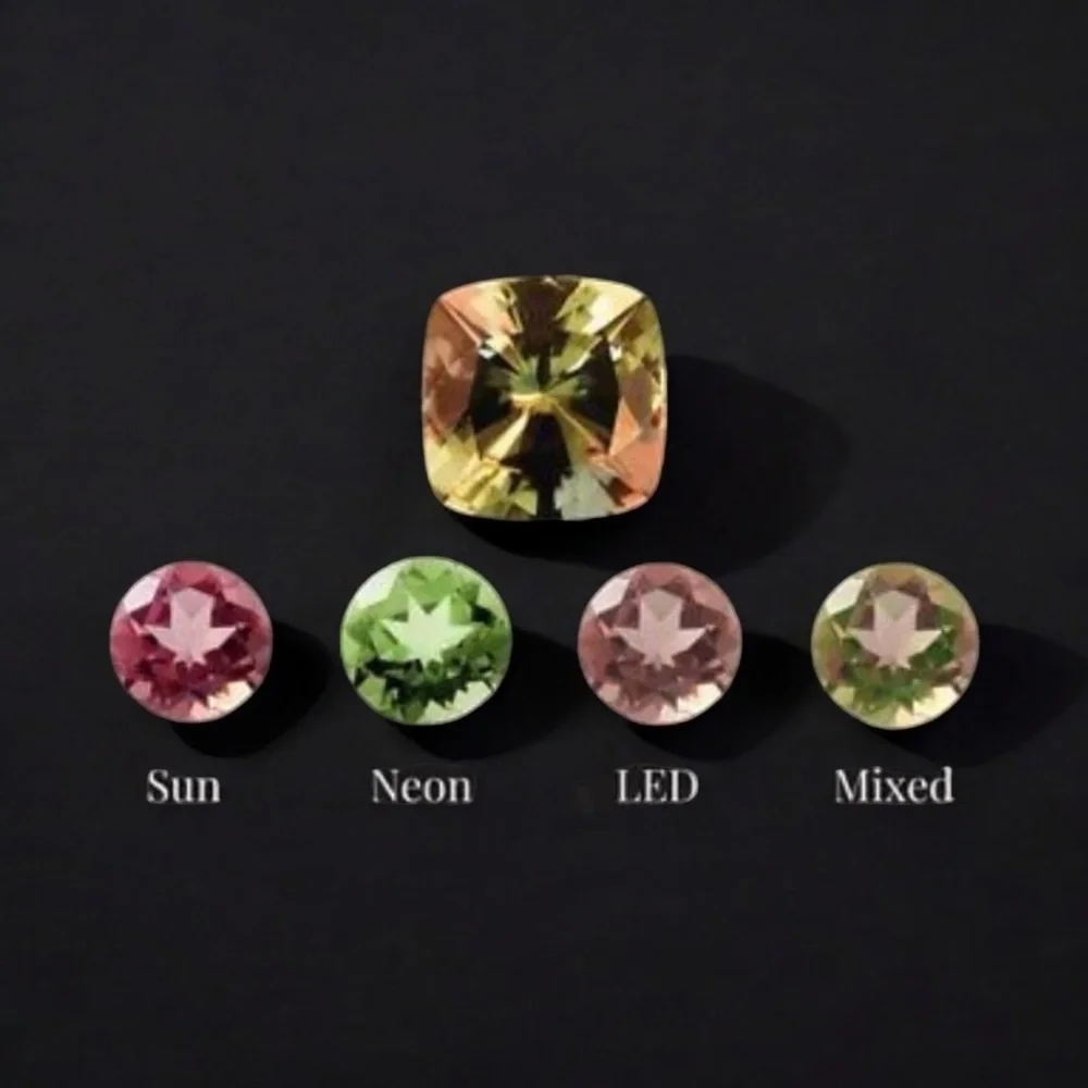 Victorian Design Color Change Diaspore Pendant Sterling Silver - Picture 11 of 11